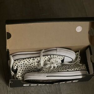 Converse Kids' White and Black Sneakers
